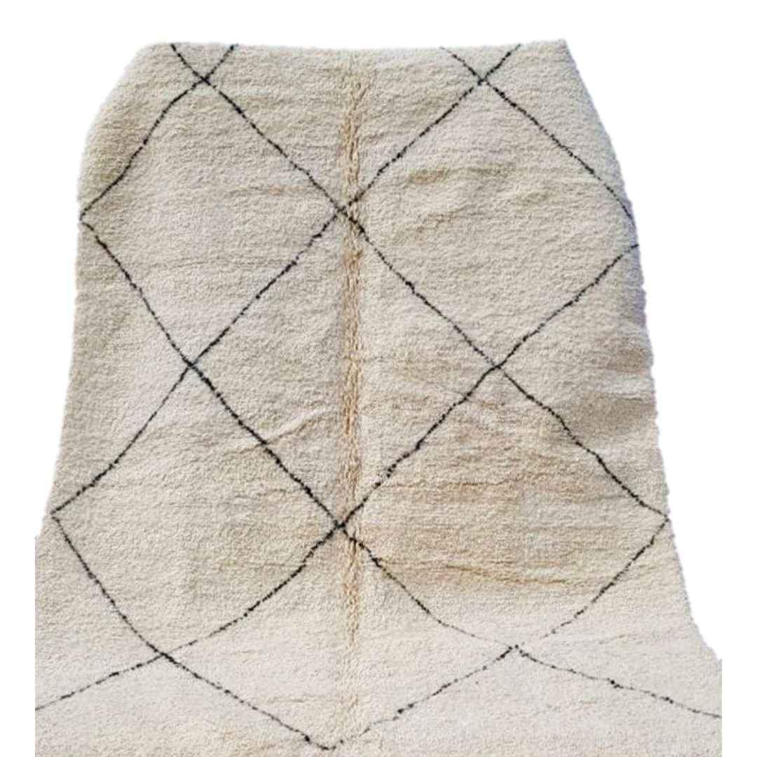 Moroccan Rug Hand-Woven Berber Carpet Wool Area Rug Wool Carpet